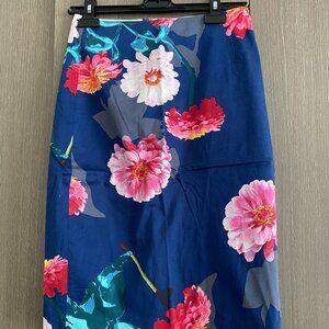 Banana Republic Floral Midi Skirt – Size 2
